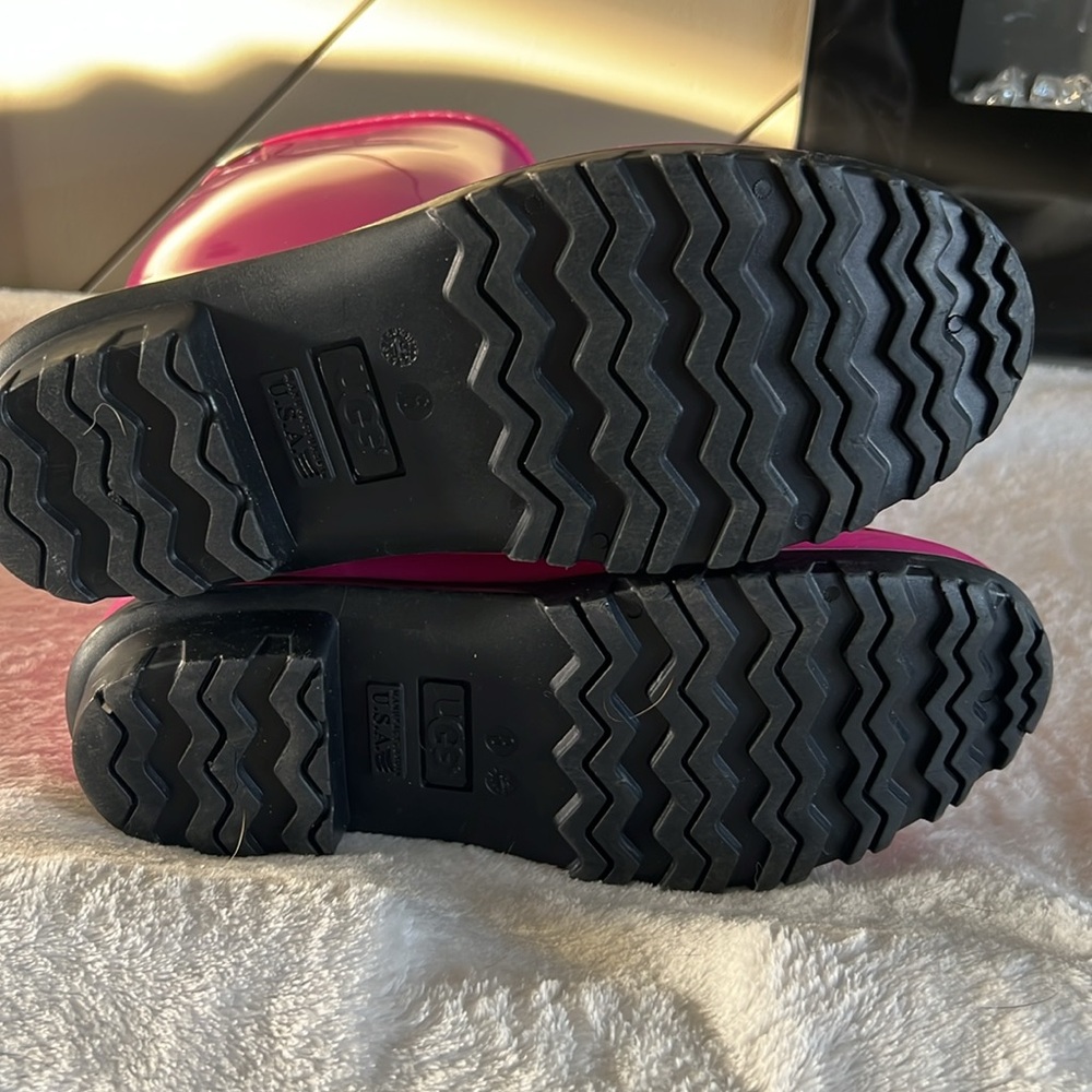 Ugg Rain boots sz 8 - Hot pink - Picture 6 of 7